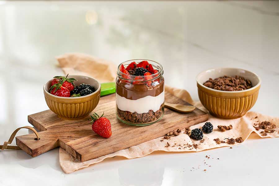 Recipies with bionella chocolate hazelnut spread, vegan HAND IN HAND