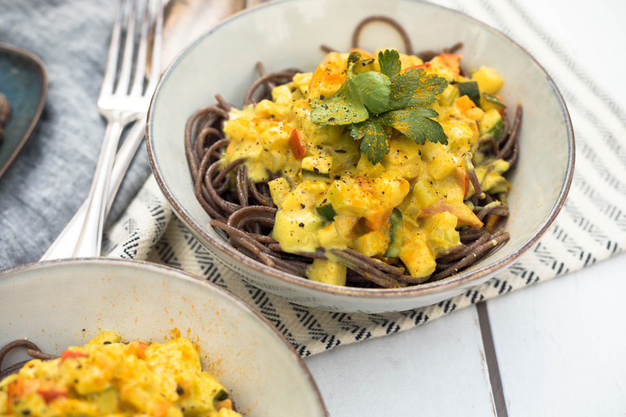 Legume pasta: high in protein, low carb and full of minerals