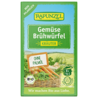 Vegetable stock cubes with herbs