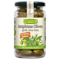 Amphissa olives with herbs, pitted, oiled