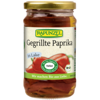 Grilled red peppers in brine, project