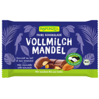 Milk chocolate with whole almonds HAND IN HAND