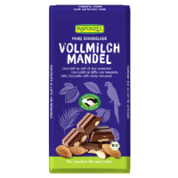 Milk chocolate with whole almonds, 200g HAND IN HAND