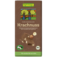 Milk chocolate with hazelnuts HAND IN HAND