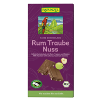 Rum raisin hazelnut milk chocolate HAND IN HAND