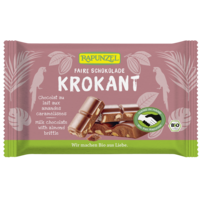 Milk chocolate with almond brittle HAND IN HAND