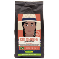 Hero coffee Colombia, ground HAND IN HAND