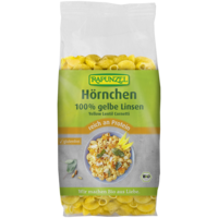 Yellow lentil cornetti